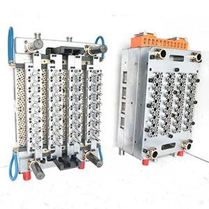 Preformed preform mould for 32-cavity PET